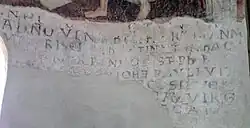 Weiheinschrift der Apsis