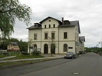 Bahnhof Weischlitz, Empfangsgebäude (2013)