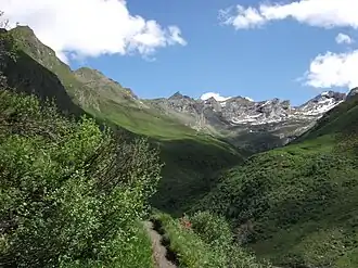 Gipfel im Talschluss des Pfunderer Tals