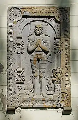 Epitaph Jürgen (Georg) von der Wense (1496–1572) an der Kapelle