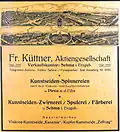 Fr. Küttner AG (Werbeanzeige 1928)