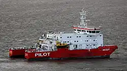 SWATH-Lotsenstationsschiff Weser