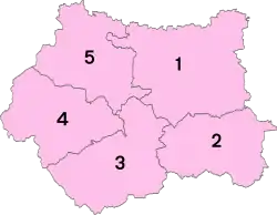 Metropolitan Boroughs in West Yorkshire
