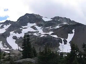 Gipfelbereich mit Skilift