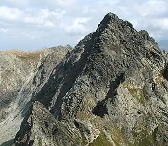 Blick vom Höhenweg Orla Perć