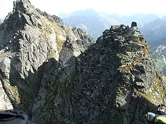 Blick vom Gipfel Skrajny Granat