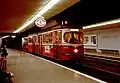 Unterirdische Straßenbahnhaltestelle Mariahilfer Straße, 1971