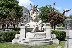 Ferdinand-Raimund-Denkmal, Weghuberpark, Wien-Neubau