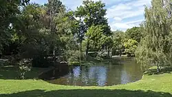 Einer der Teiche im Schweizergarten