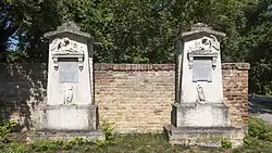 Grabsteine von Johann Strauss Vater und Joseph Lanner im Strauß-Lanner-Park