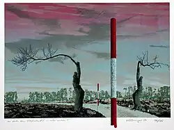 es lebe der Fortschritt! - aber welcher?, Siebdruck (26 Farben), 1984