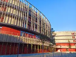 Ansicht des Gebäudes aus südwestlicher Richtung