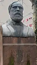 Denkmal für Wilhelm Roser in Marburg