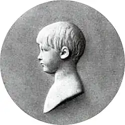 Profil Bosharts im Knabenalter