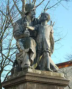 Wilhelm Haverkamp: Handwerker mit Sohn