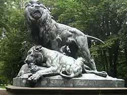 Löwengruppe im Tiergarten Berlin