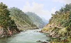Gemälde der Schlucht von William Baker (1864–1929)