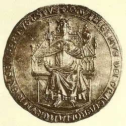 Siegel mit der Abbildung Wilhelms von Holland