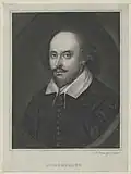William Shakespeare (Stahlstich, ca. 1838)