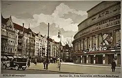 Kinobau 1929 mit Blick in die Berliner Straße