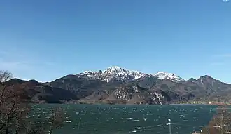 Wind mit 7 bis 8 Bft auf dem Kochelsee