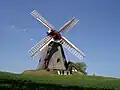 Historische Windmühle in Havnbjerg