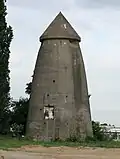 Winkelturm (Bauart 2C) in Darmstadt auf dem Gelände des ehemaligen Bahnausbesserungswerks (Knell)