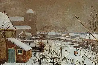 „Wintergezicht op Veere“, ca. 1920–1925