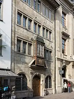 Blick auf den Vorderbau an der Marktgasse