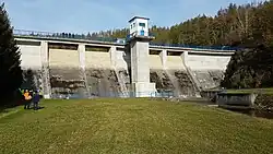 Maueransicht von der Luftseite