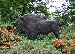 Wisent-Skulptur