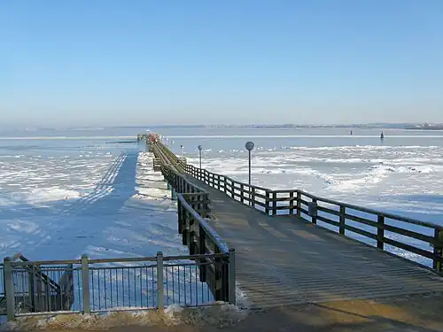 Seebrücke im Winter, 2010