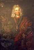 Wolff Ludwig Greck von Kochendorf. Gemälde 1716.