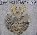 Wappen auf einem Epitaph in der Wenzelskirche von Naumburg (Saale)