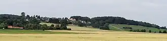 Blick nach Westen auf den Wolfsberg bei Lüdersen
