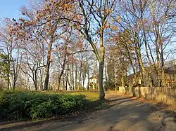 Parkanlage im Winter 2013