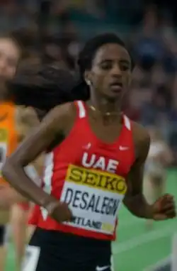 Betlhem Desalegn Rang acht in 15:48,52 min