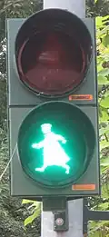 Das grüne Luther-Ampelmännchen
