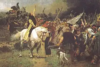 Walter Dodde und die bergischen Bauern bei der Schlacht bei Worringen von Peter Janssen dem Älteren, 1893