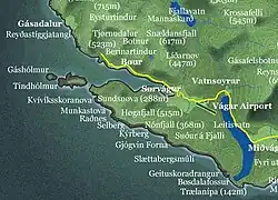 Sørvágur und die umliegenden Orte