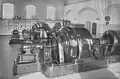 Das Maschinenhaus der elektrischen Zentrale