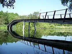 Rad- und Fußwegbrücke über die Wublitz