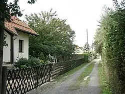 Wuhleweg an seinem östlichen Ende