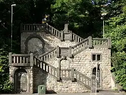 Außentreppe in Wuppertal (Vogelsauer Treppe)