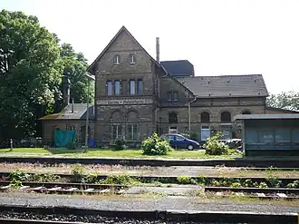 Sicht von den Gleisanlagen