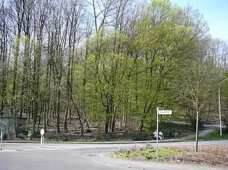 Der Hasenberg in der Nähe der Hauptschule Kruppstraße