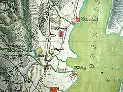 Gleicher Ausschnitt in der Umzeichnung