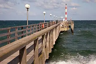 Das neue Leuchtfeuer auf der Seebrücke