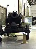 Ein Mrs 99 auf Feldlafette im Musée Royal de l’Armée, Brüssel