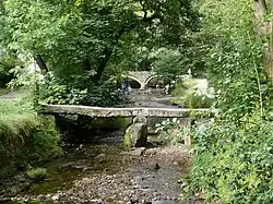 Die Hall Bridge in Wycoller, Lancashire